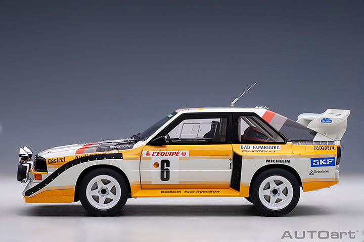 88602 AUDI QUATTRO S1 RALLY MONTE CARLO 1986 H.MIKKOLA/A.HERTZ #6
