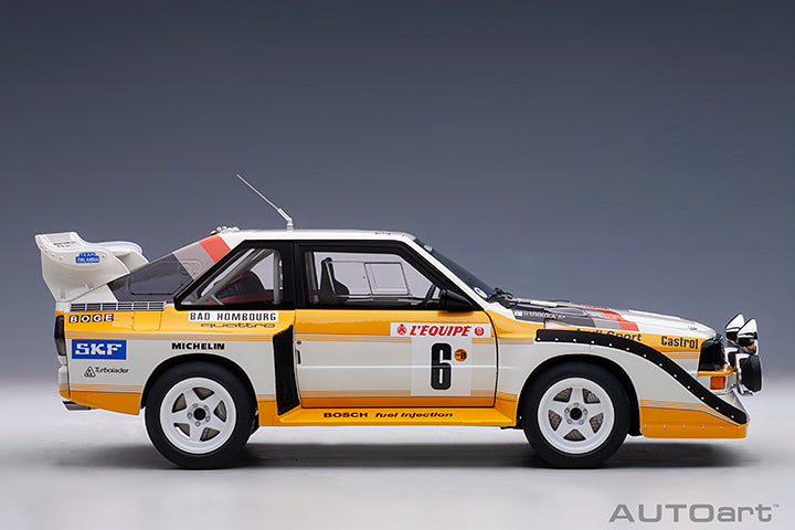 88602 AUDI QUATTRO S1 RALLY MONTE CARLO 1986 H.MIKKOLA/A.HERTZ #6