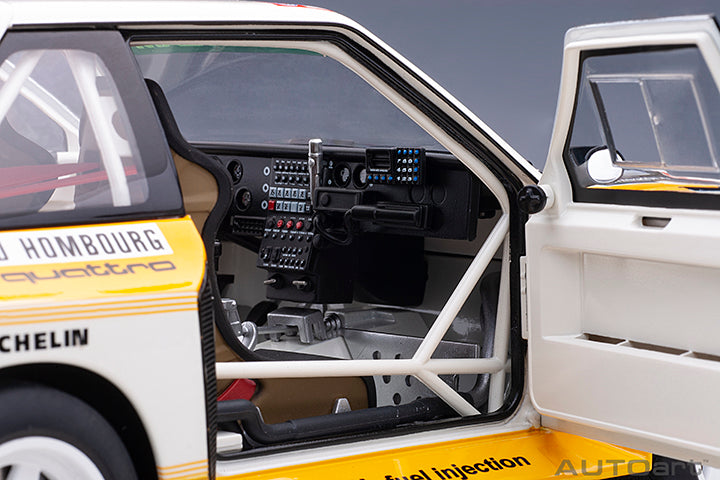 88602 AUDI QUATTRO S1 RALLY MONTE CARLO 1986 H.MIKKOLA/A.HERTZ #6