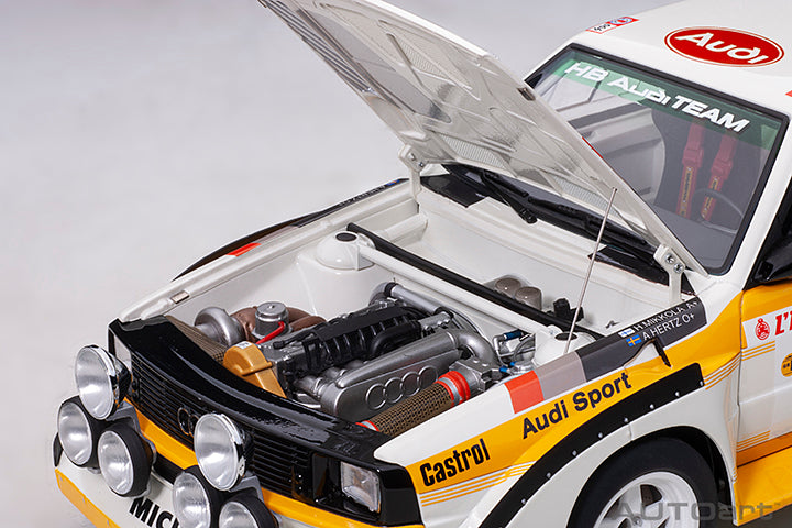 88602 AUDI QUATTRO S1 RALLY MONTE CARLO 1986 H.MIKKOLA/A.HERTZ #6