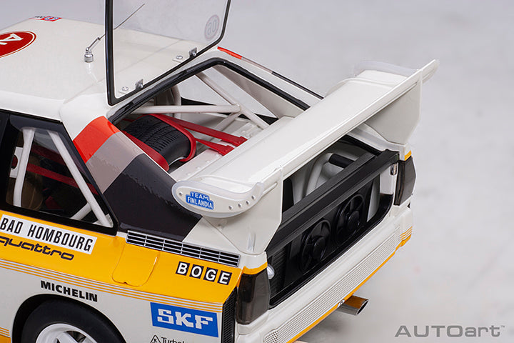 88602 AUDI QUATTRO S1 RALLY MONTE CARLO 1986 H.MIKKOLA/A.HERTZ #6
