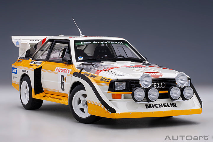 88602 AUDI QUATTRO S1 RALLY MONTE CARLO 1986 H.MIKKOLA/A.HERTZ #6