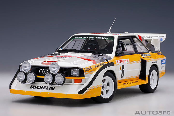 88602 AUDI QUATTRO S1 RALLY MONTE CARLO 1986 H.MIKKOLA/A.HERTZ #6
