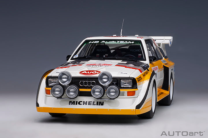 88602 AUDI QUATTRO S1 RALLY MONTE CARLO 1986 H.MIKKOLA/A.HERTZ #6