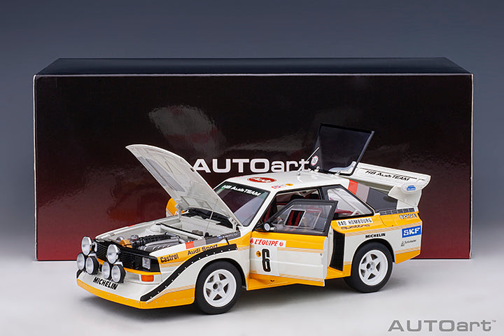 88602 AUDI QUATTRO S1 RALLY MONTE CARLO 1986 H.MIKKOLA/A.HERTZ #6