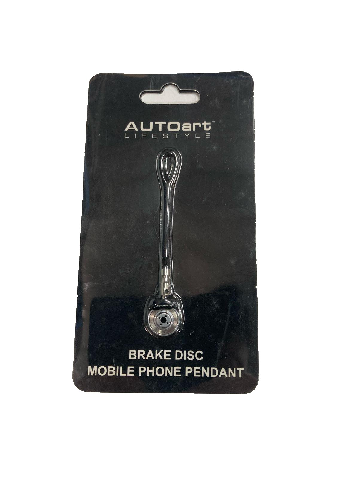 41573 BRAKE DISC MOBILE PHONE PENDANT (BLACK CALIPER)