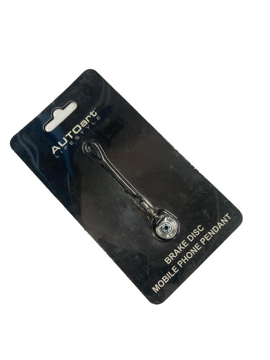 41573 BRAKE DISC MOBILE PHONE PENDANT (BLACK CALIPER)